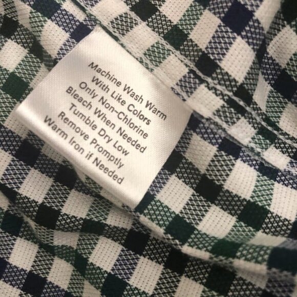 Esquire Men's Plaid Non Iron Casual Button Down Shirt Long Sleeve Slim Fit 15.5 - Picture 8 of 12